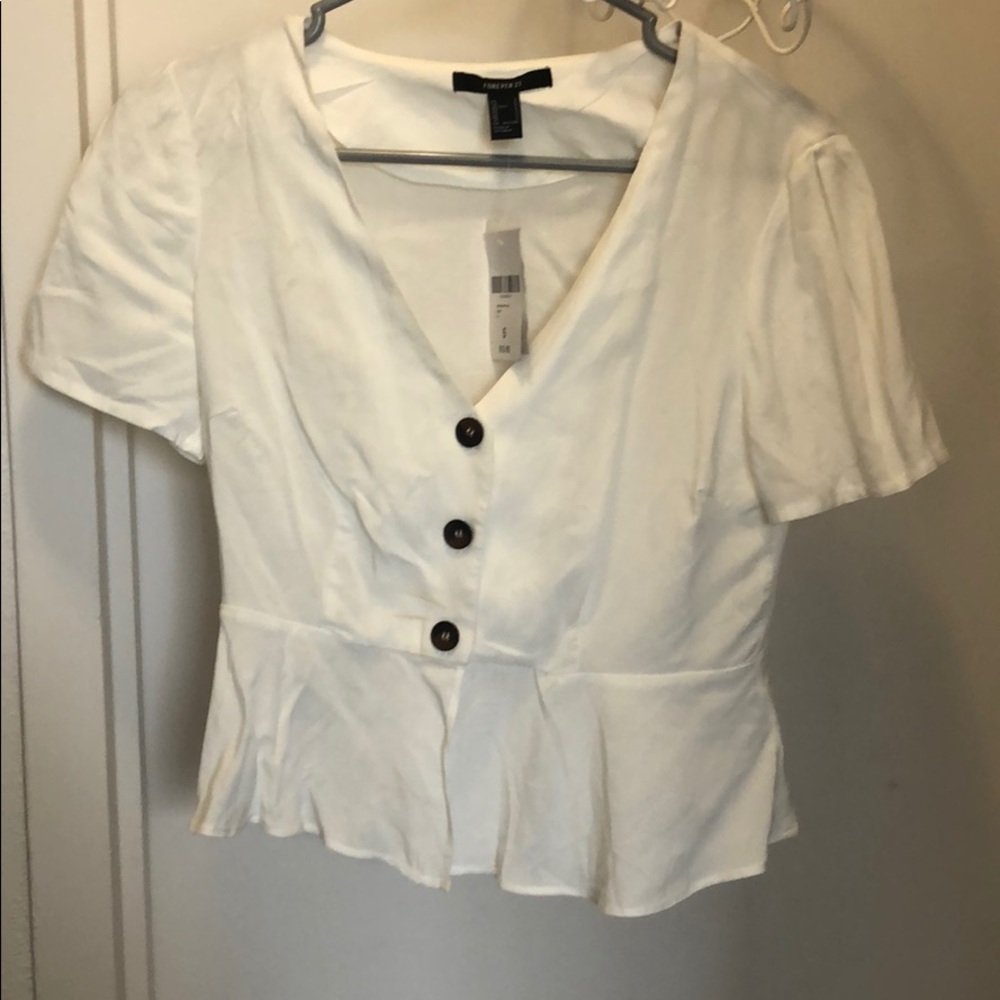 White Crop Top